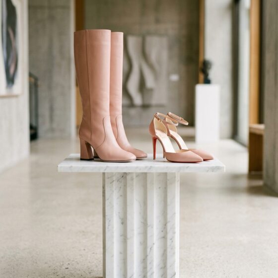 بوت چرمی زنانه Minimal Rose